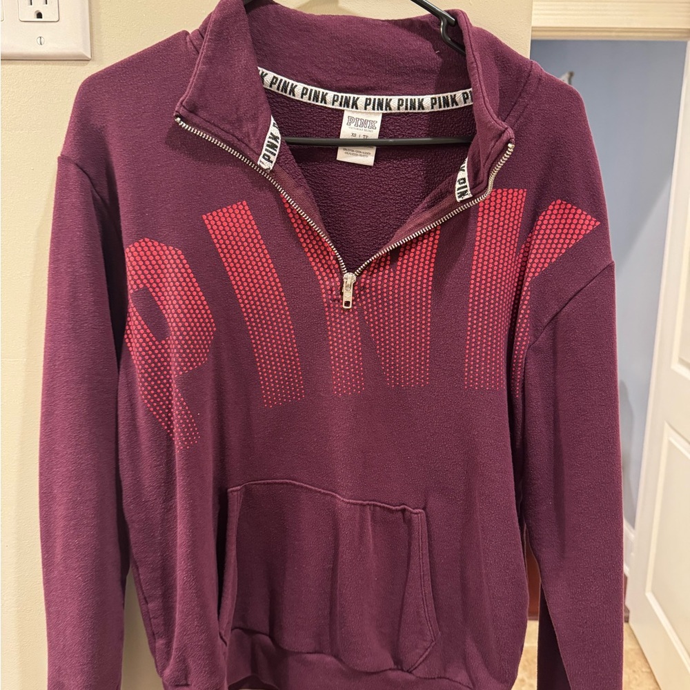 PINK Victoria's Secret Purple V-Neck Sweater